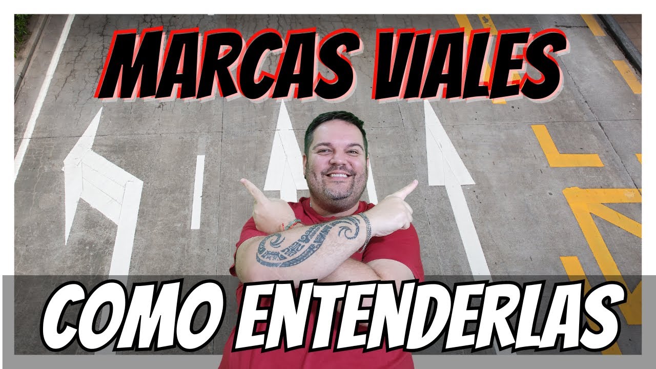 estas marcas viales que indican